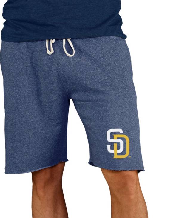 Concepts Sport Men's San Diego Padres Navy Mainstream Terry Shorts