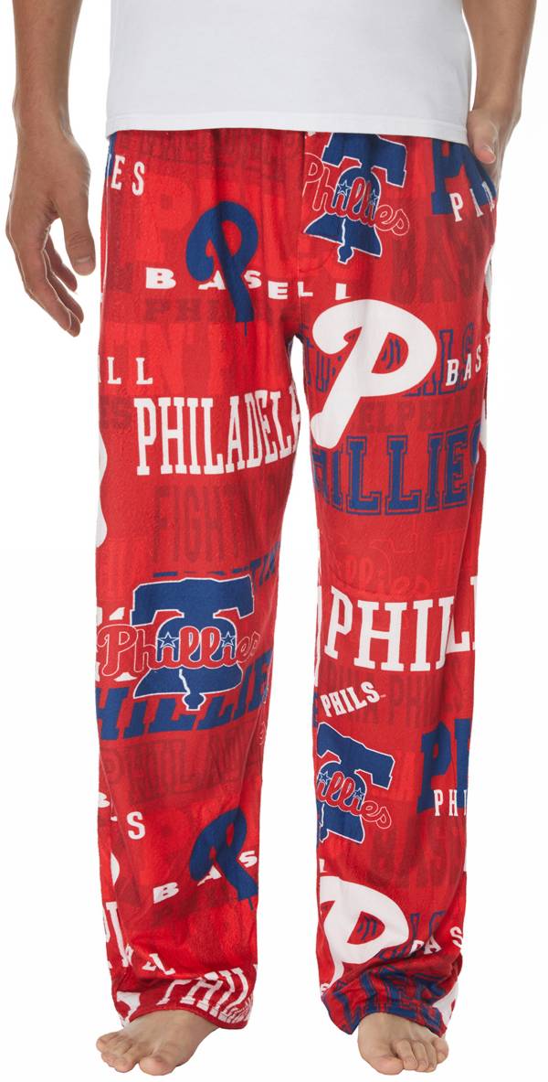 Concepts Men's Philadelphia Phillies Red Ensemble All Over Print Pants