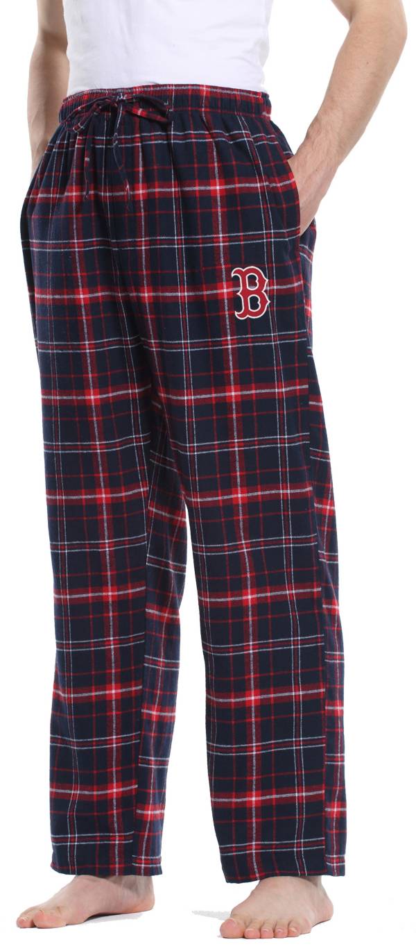 Concepts Sports Men's Boston Red Sox Navy Flannel Pants