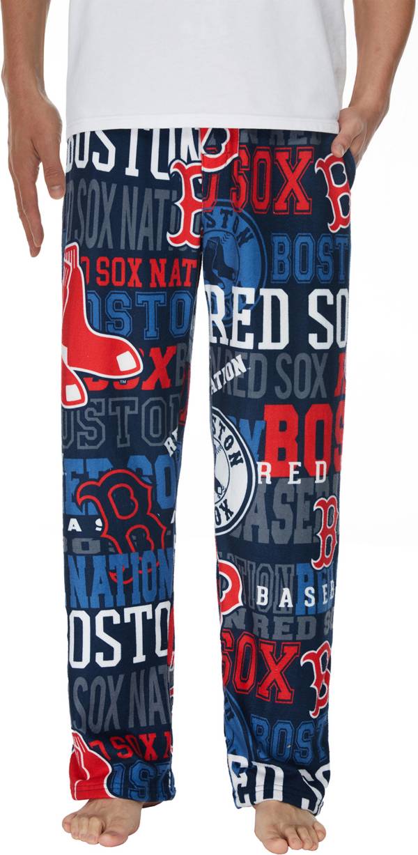 Concepts Men's Boston Red Sox Navy Ensemble All Over Print Pants