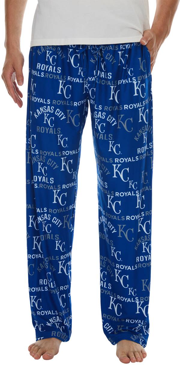 Concepts Men's Kansas City Royals Royal Flagship All Over Print Pants