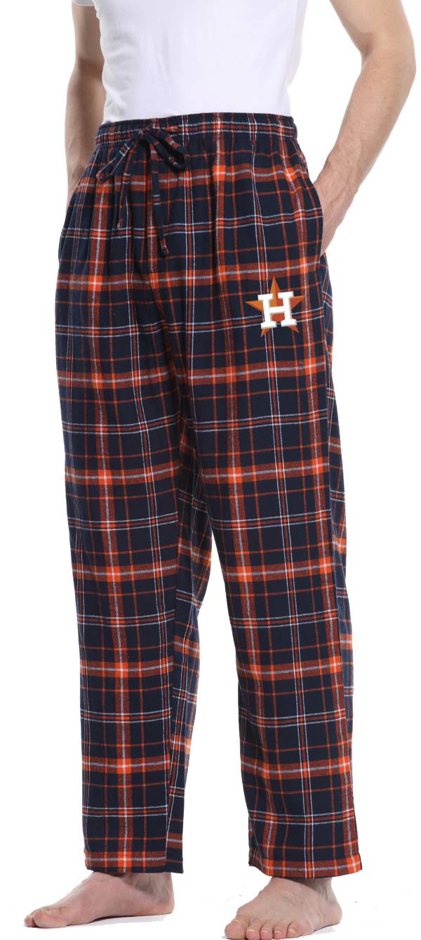 Concepts Sports Men's Houston Astros Navy Flannel Pants