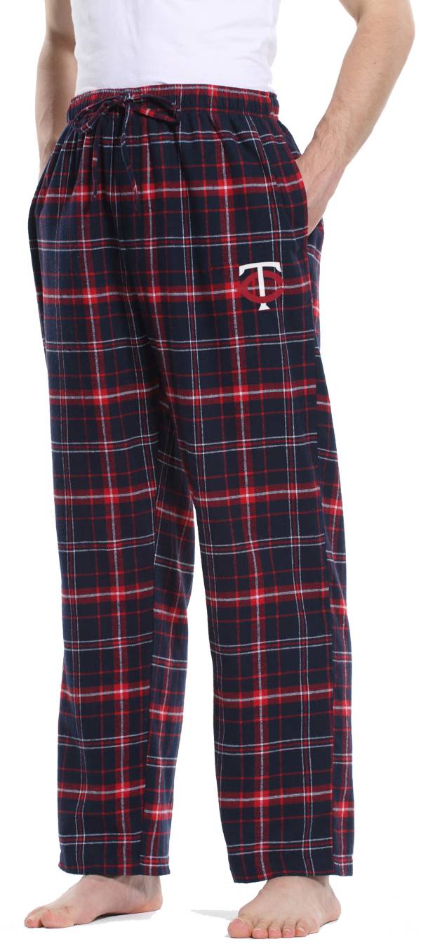 Concepts Sports Men's Minnesota Twins Navy Flannel Pants