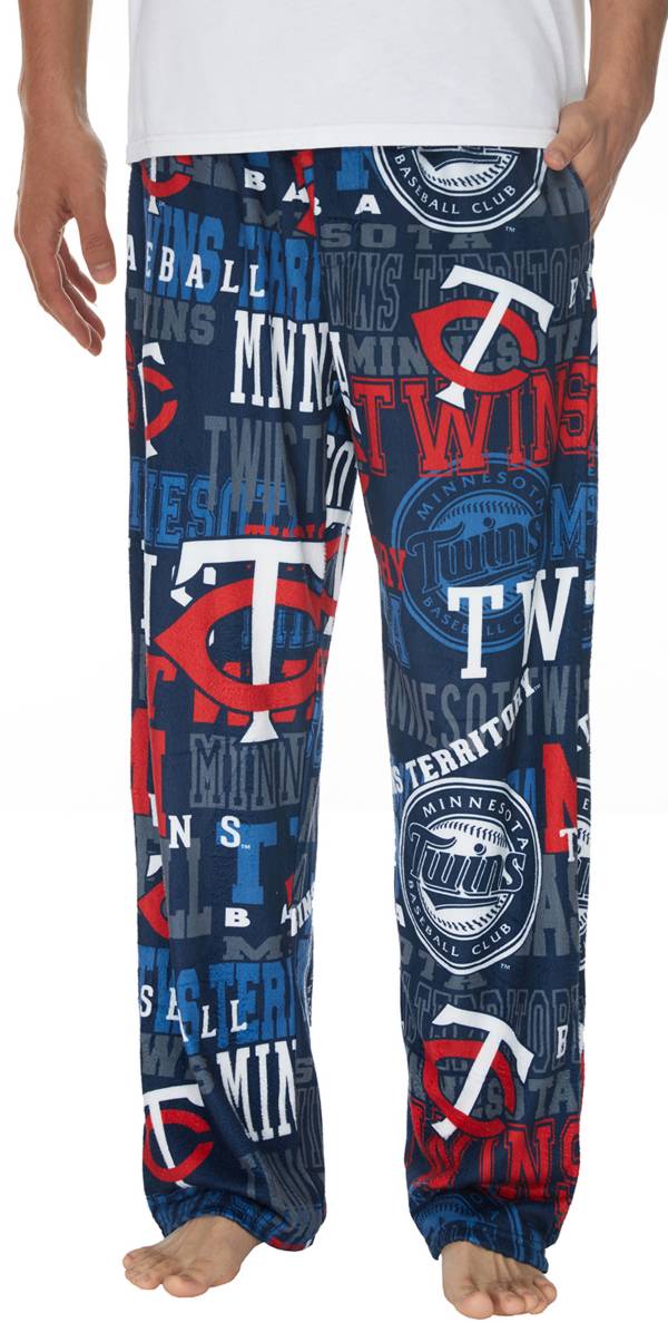 Concepts Men's Minnesota Twins Navy Ensemble All Over Print Pants