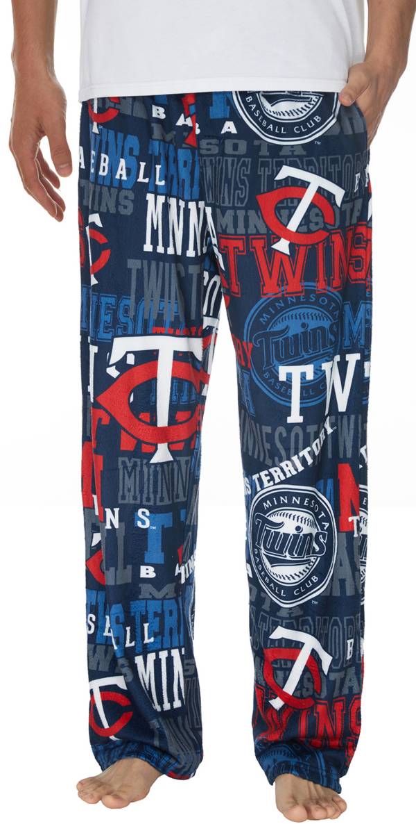 Concepts Men's Minnesota Twins Navy Ensemble All Over Print Pants