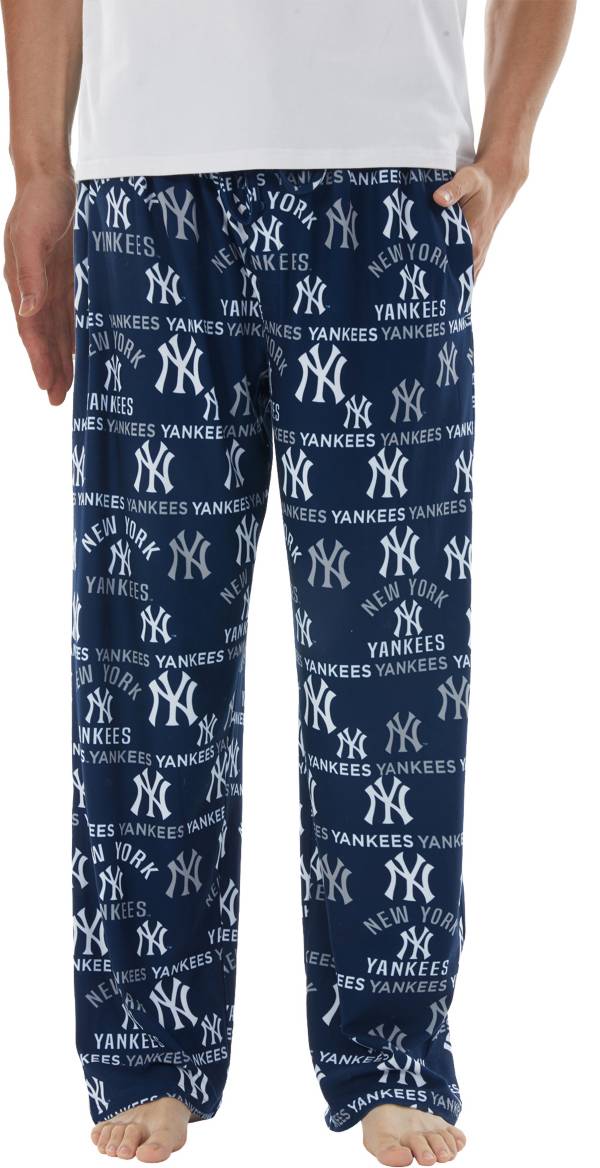 Concepts Men's New York Yankees Navy Flagship All Over Print Pants