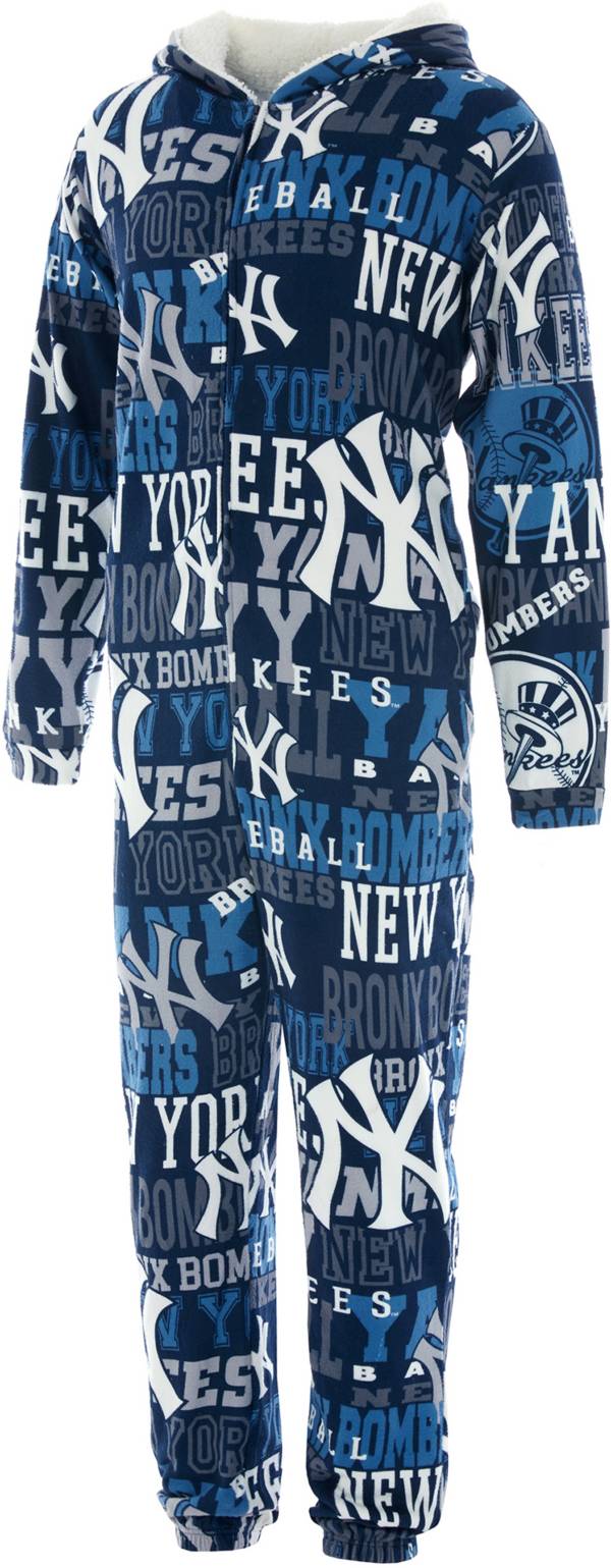 Concepts Men's New York Yankees Navy Union Suit Pajamas