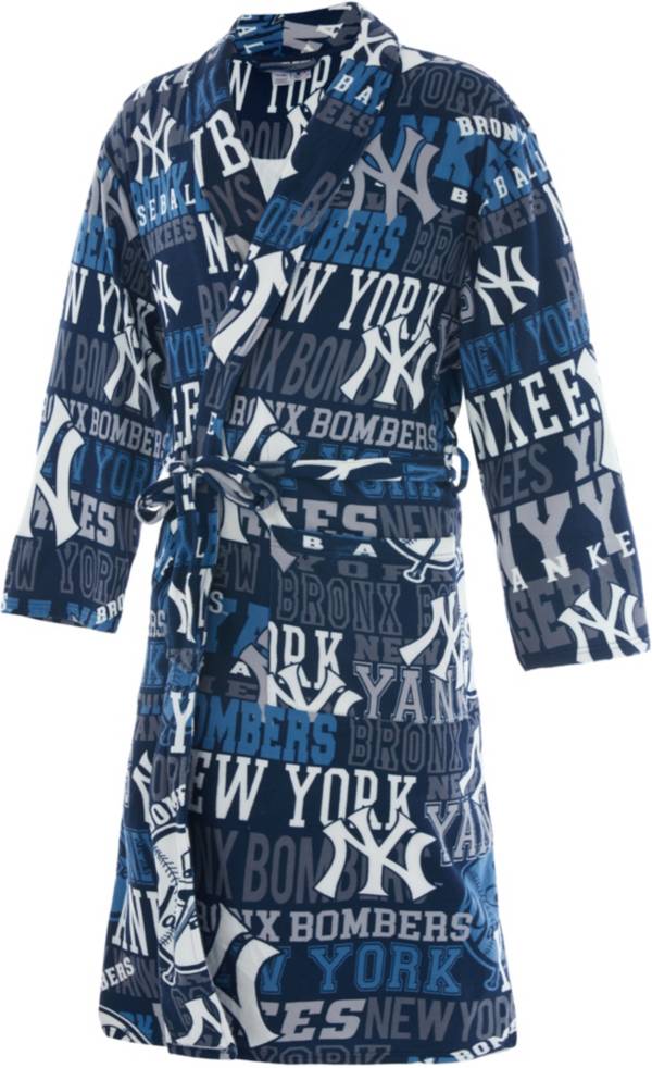 Concepts Men's New York Yankees Navy Ensemble Robe