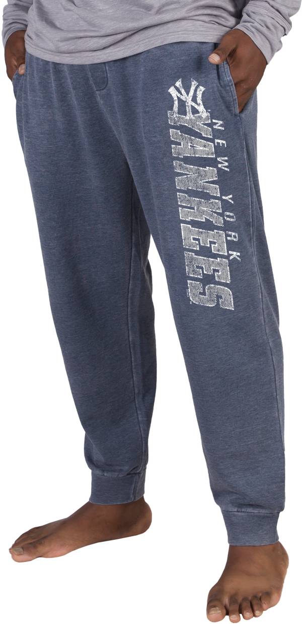 Concepts Sport Men's New York Yankees Grey Trackside Cuffed Pants