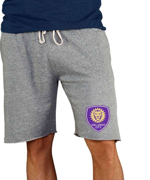 Concepts Sport Men's Orlando City Grey Mainstream Terry Shorts product image
