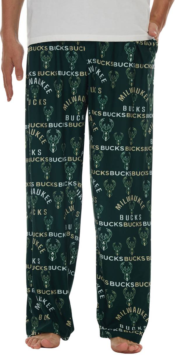 Concepts Sport Men's Milwaukee Bucks Green Sleep Pants