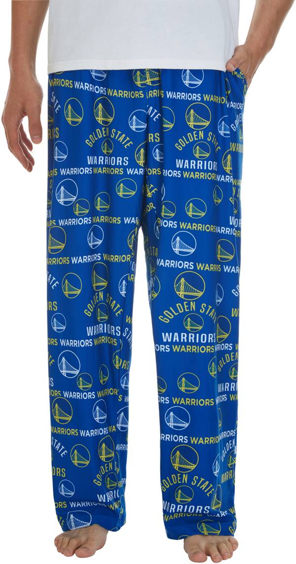 Concepts Sport Men's Golden State Warriors Blue Sleep Pants