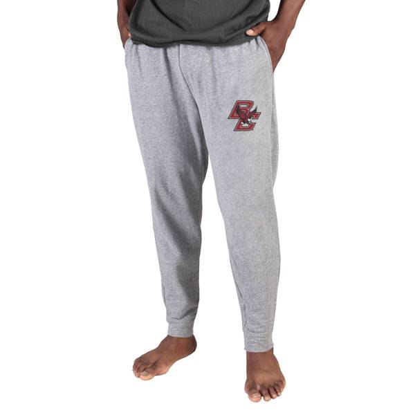 Concepts Sport Men's Boston College Eagles Grey Mainstream Cuffed Pants product image