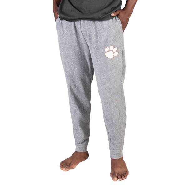 Concepts Sport Men's Clemson Tigers Grey Mainstream Cuffed Pants product image