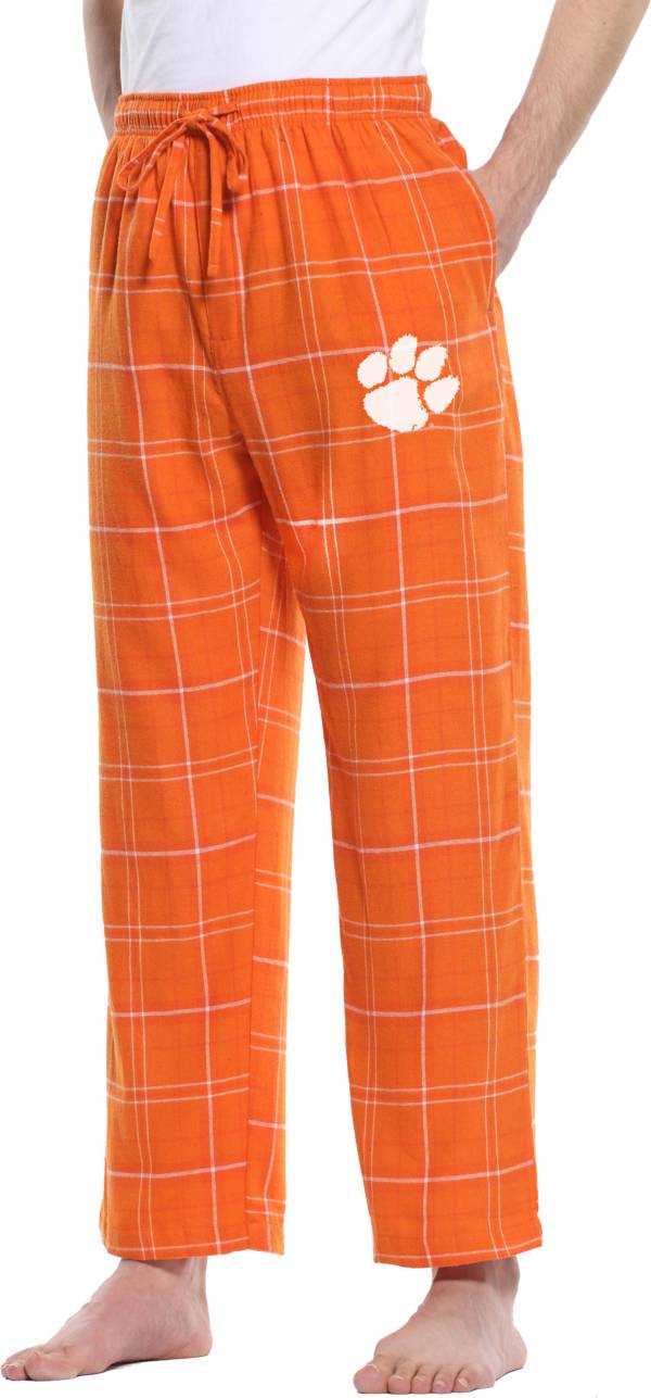 Concepts Sport Men's Clemson Tigers Orange Ultimate Embroidered Sleep Pants