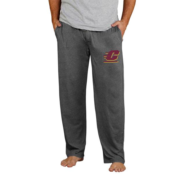 Concepts Sport Men's Central Michigan Chippewas Grey Quest Jersey Pants product image