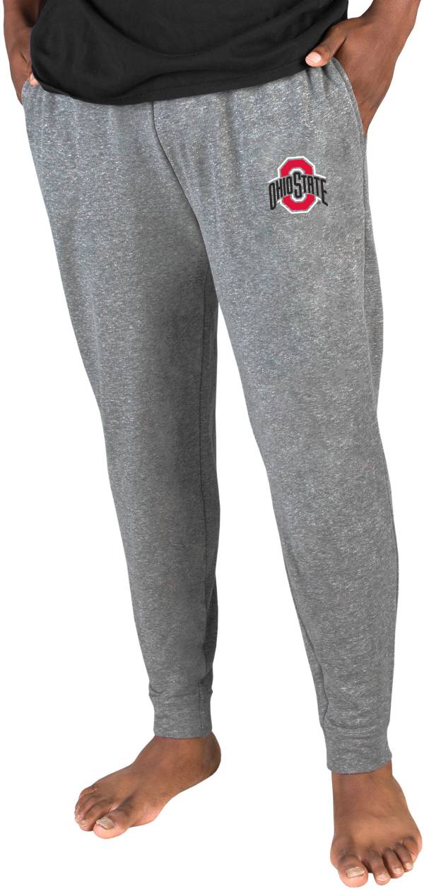 Concepts Sport Men's Ohio State Buckeyes Grey Mainstream Cuffed Pants