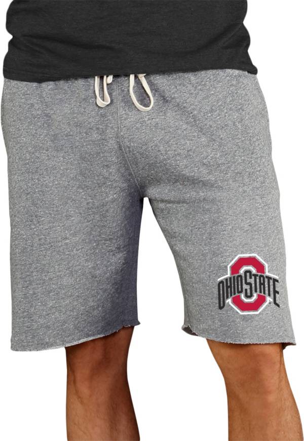 Concepts Sport Men's Ohio State Buckeyes Grey Mainstream Terry Shorts