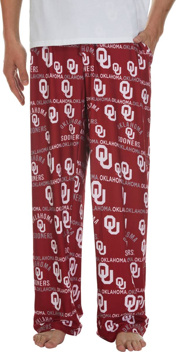 Concepts Sport Men's Oklahoma Sooners Crimson Flagship Sleep Pants