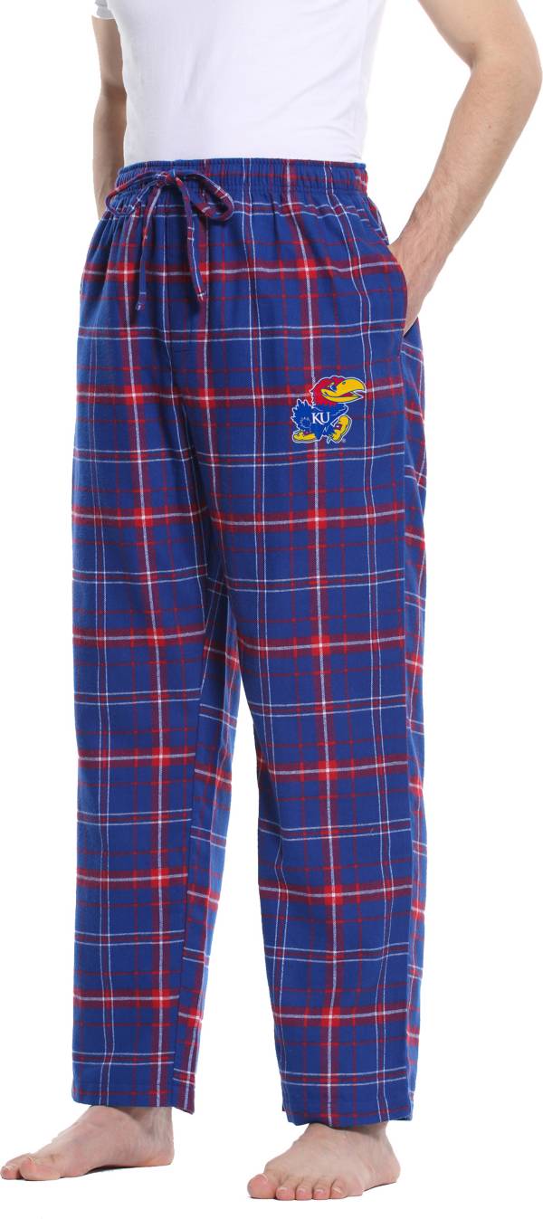 Concepts Sport Men's Kansas Jayhawks Blue Ultimate Embroidered Sleep Pants