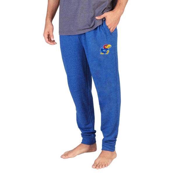 Concepts Sport Men's Kansas Jayhawks Blue Mainstream Cuffed Pants product image