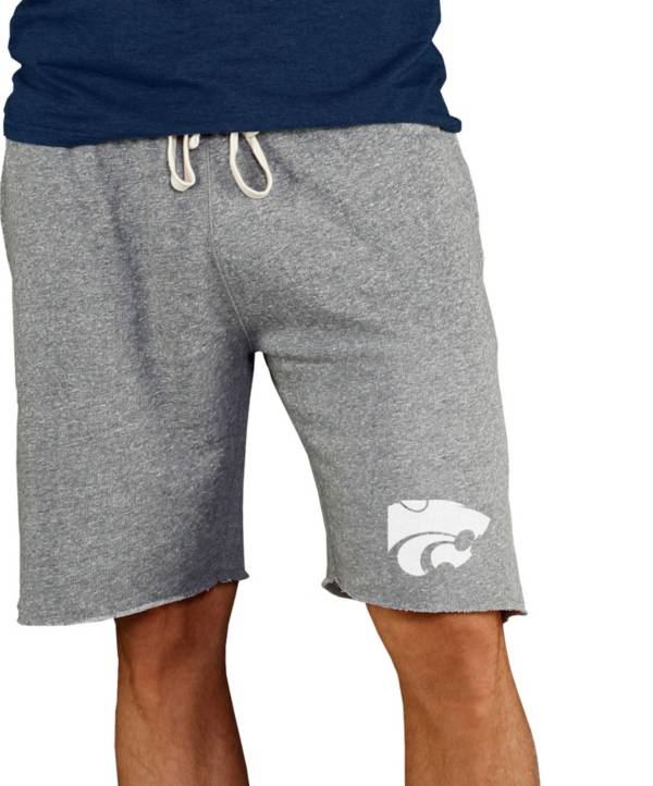 Concepts Sport Men's Kansas State Wildcats Grey Mainstream Terry Shorts