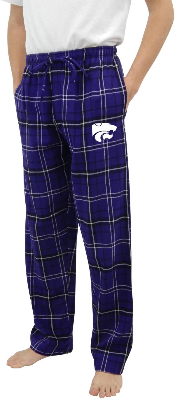 Concepts Sport Men's Kansas State Wildcats Purple Ultimate Embroidered Sleep Pants