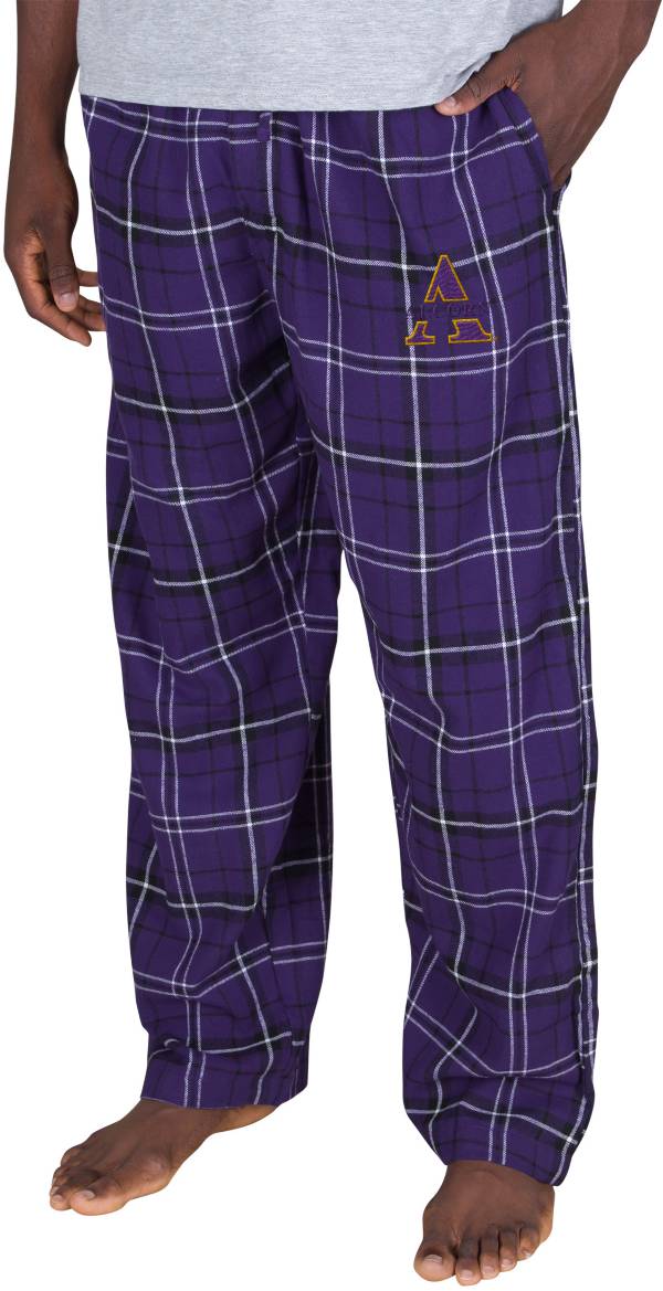 Concepts Sport Men's Alcorn State Braves Purple Ultimate Embroidered Sleep Pants