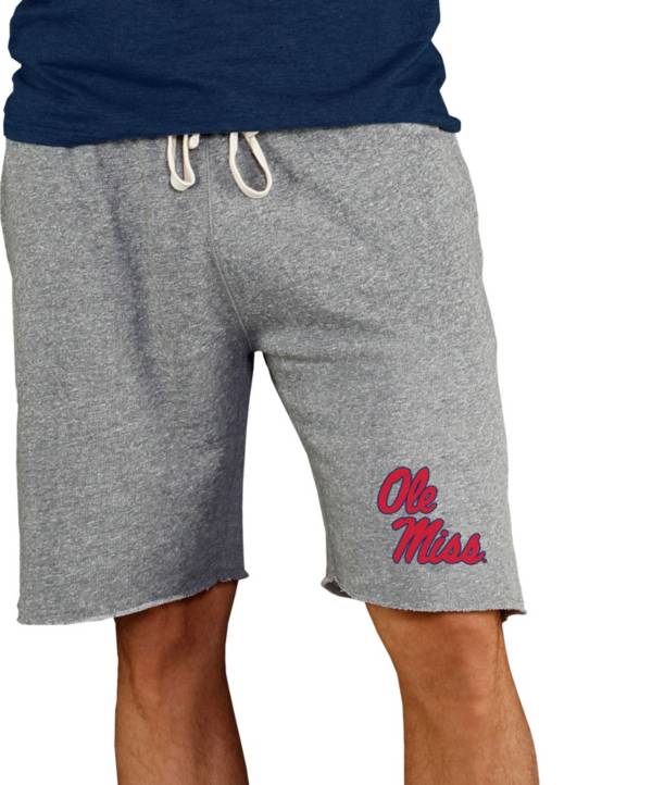 Concepts Sport Men's Ole Miss Rebels Grey Mainstream Terry Shorts product image
