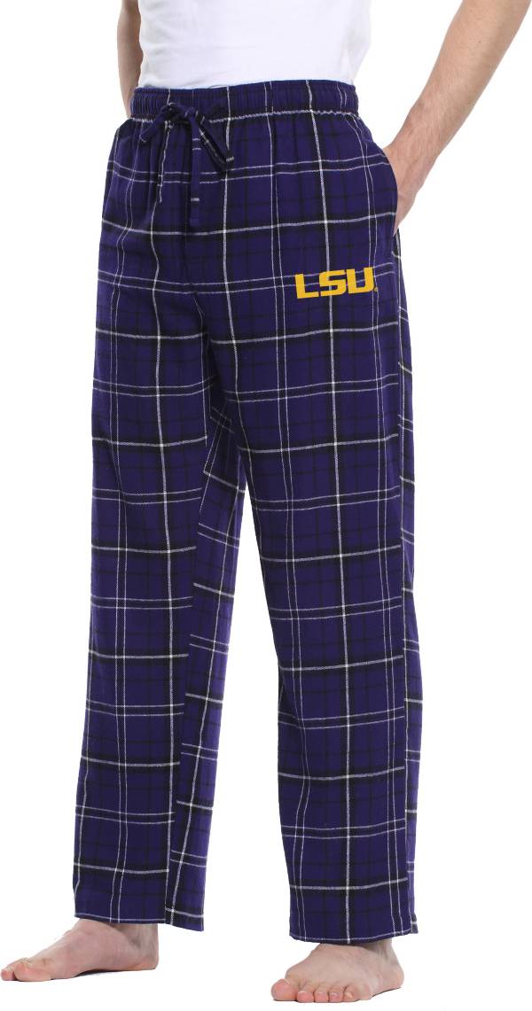 Concepts Sport Men's LSU Tigers Purple Ultimate Embroidered Sleep Pants