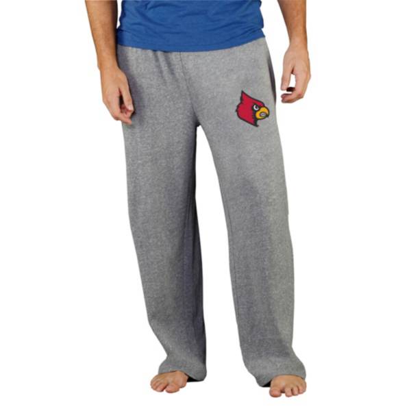Concepts Sport Men's Louisville Cardinals Grey Mainstream Pants product image