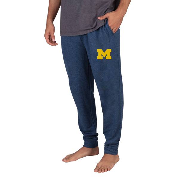 Concepts Sport Men's Michigan Wolverines Blue Mainstream Cuffed Pants