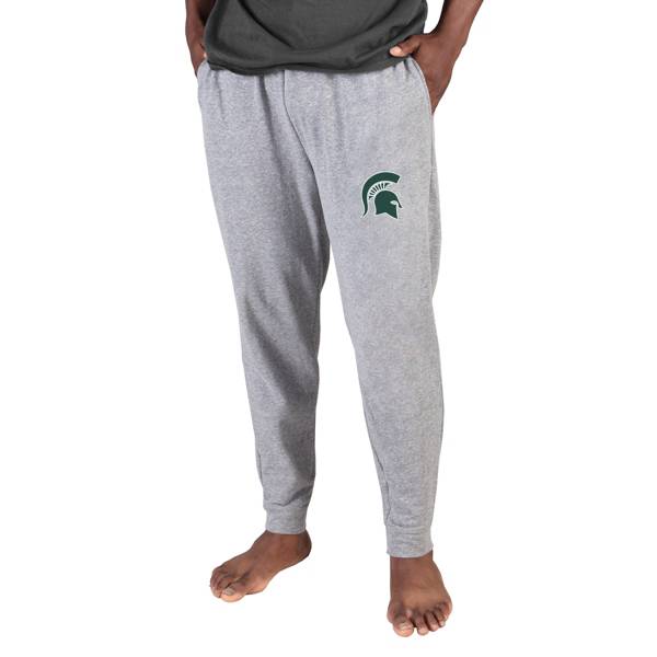 Concepts Sport Men's Michigan State Spartans Grey Mainstream Cuffed Pants product image
