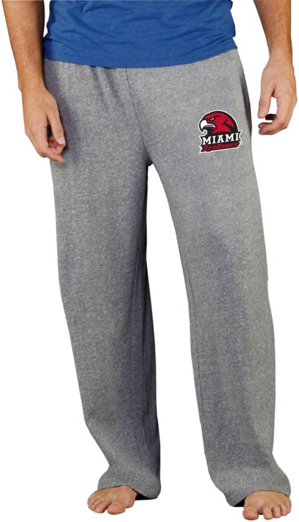 Concepts Sport Men's Miami RedHawks Grey Mainstream Pants