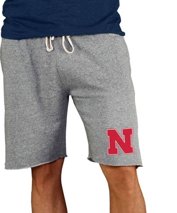 Concepts Sport Men's Nebraska Cornhuskers Grey Mainstream Terry Shorts