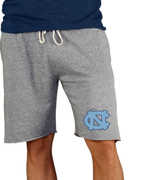 Concepts Sport Men's North Carolina Tar Heels Grey Mainstream Terry Shorts