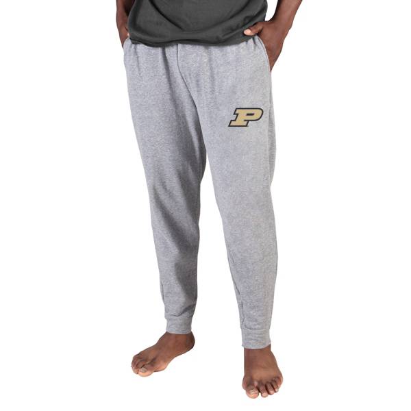 Concepts Sport Men's Purdue Boilermakers Grey Mainstream Cuffed Pants