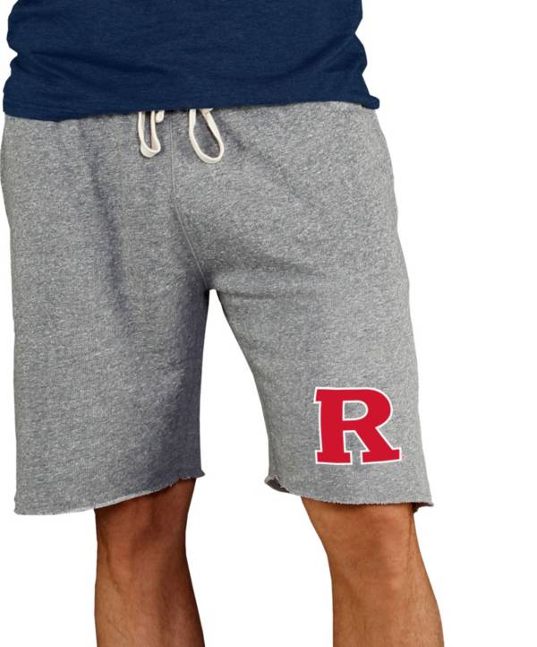 Concepts Sport Men's Rutgers Scarlet Knights Grey Mainstream Terry Shorts