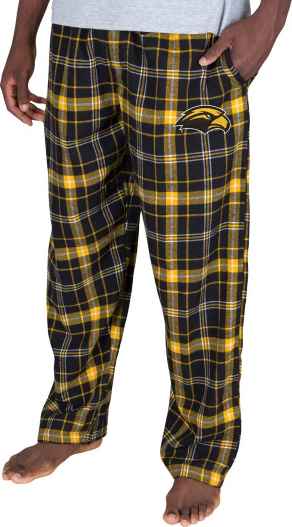 Concepts Sport Men's Southern Miss Golden Eagles Black Ultimate Embroidered Sleep Pants