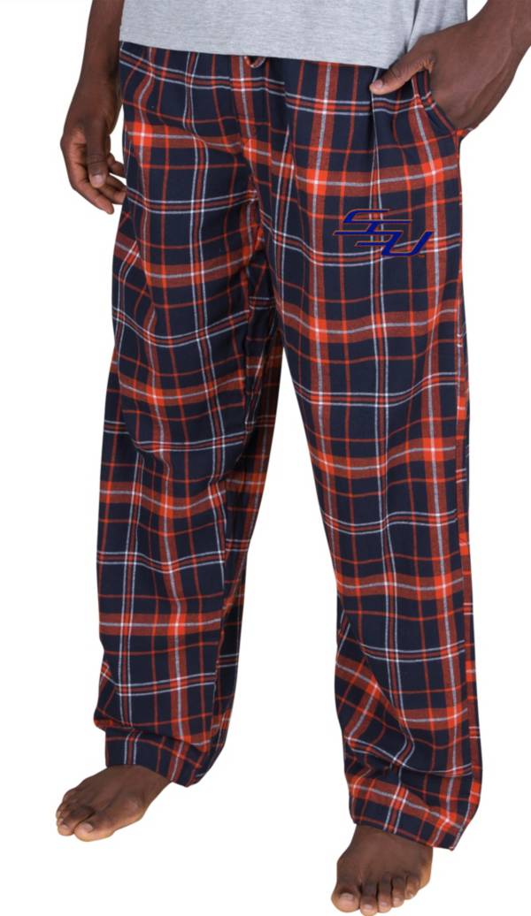 Concepts Sport Men's Savannah State Tigers Reflex Blue Ultimate Embroidered Sleep Pants