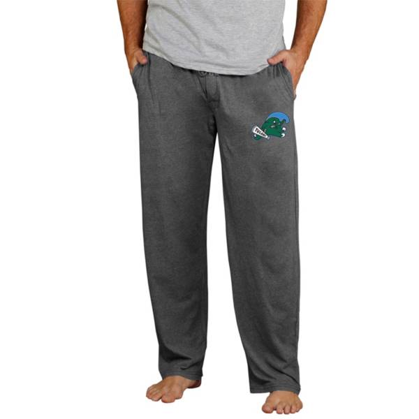 Concepts Sport Men's Tulane Green Wave Grey Quest Jersey Pants product image