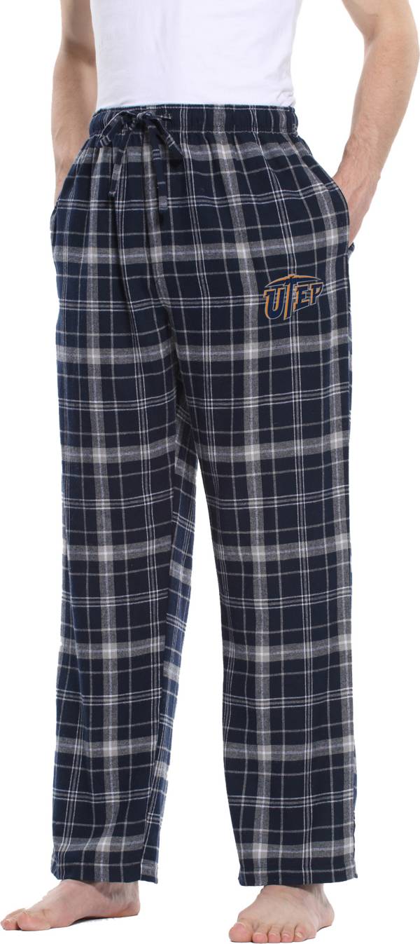 Concepts Sport Men's UTEP Miners Navy Ultimate Embroidered Sleep Pants