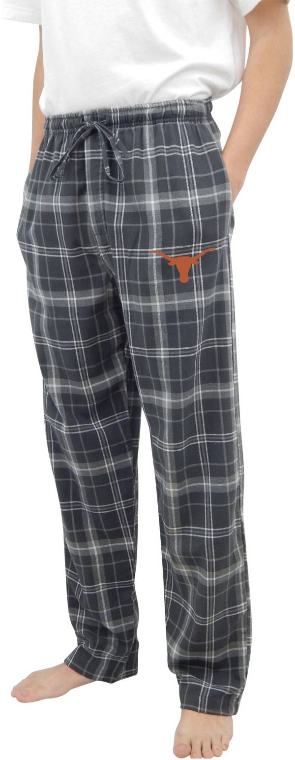 Concepts Sport Men's Texas Longhorns Grey Ultimate Embroidered Sleep Pants