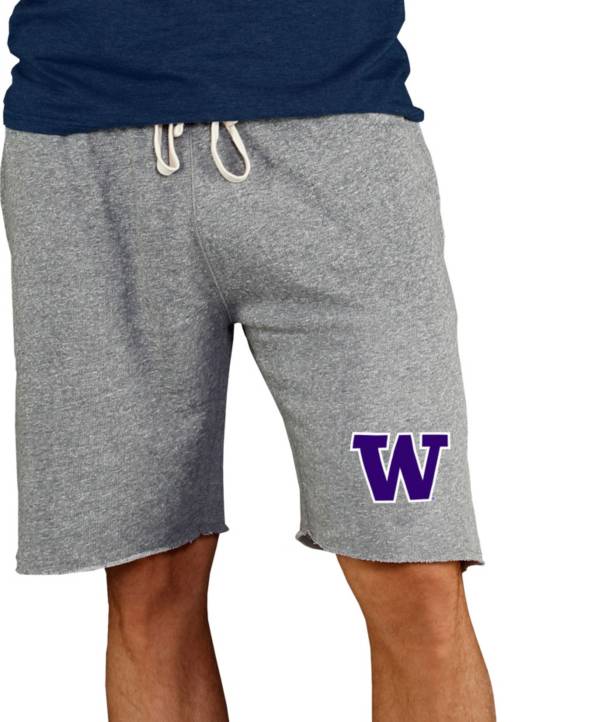 Concepts Sport Men's Washington Huskies Grey Mainstream Terry Shorts product image