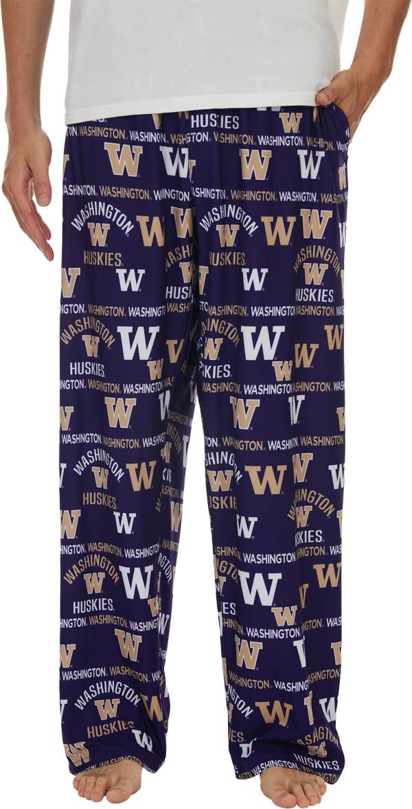 Concepts Sport Men's Washington Huskies Purple Flagship Sleep Pants