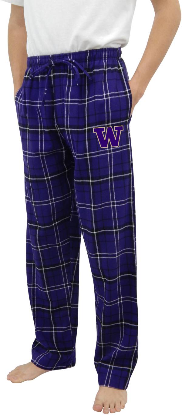 Concepts Sport Men's Washington Huskies Purple Ultimate Embroidered Sleep Pants