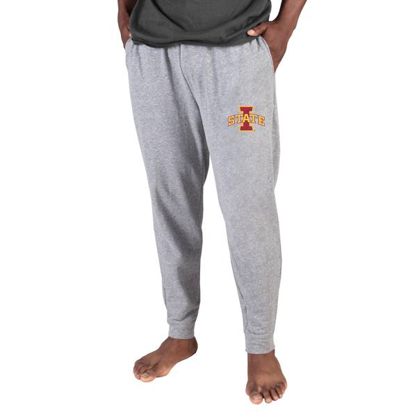 Concepts Sport Men's Iowa State Cyclones Grey Mainstream Cuffed Pants