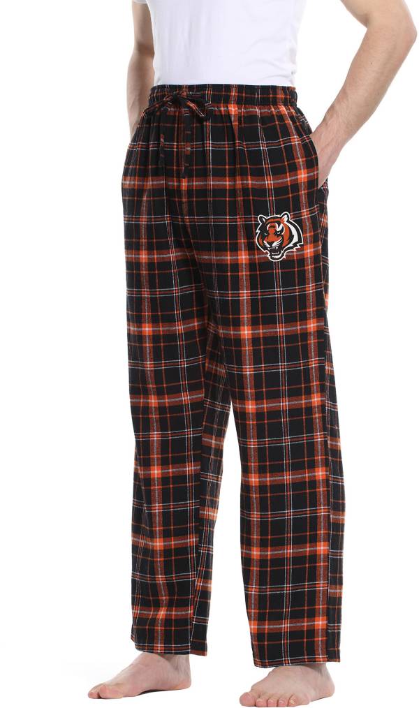 Concepts Sport Men's Cincinnati Bengals Ultimate Black Flannel Pants