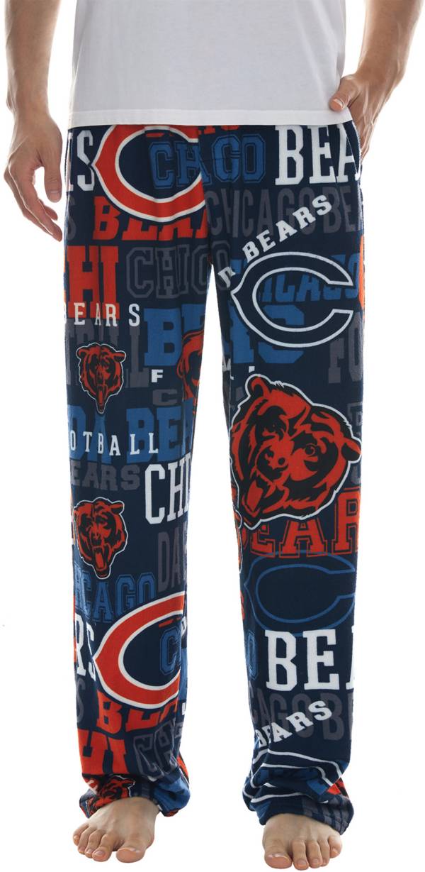 Concepts Sport Men's Chicago Bears Ensemble Navy Fleece Pants