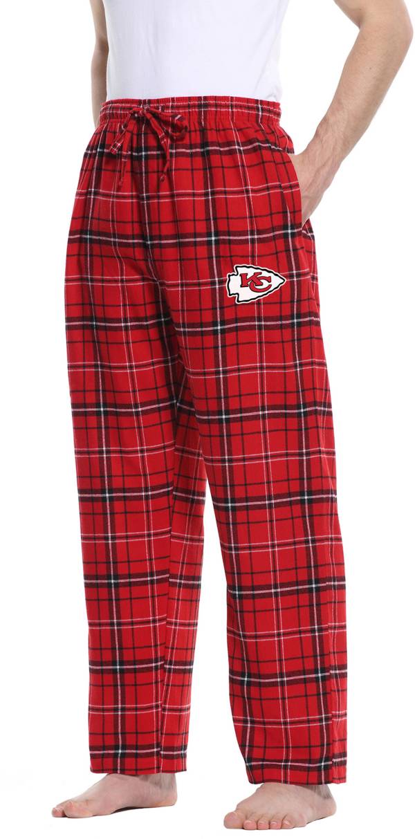 Concepts Sport Men's Kansas City Chiefs Ultimate Red Flannel Pants